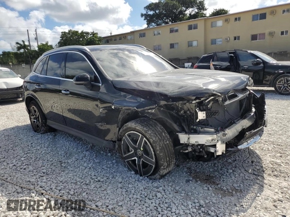 2023 Mercedes-Benz GLC with VIN W1NKM4GB6PF042216, listed as a Copart auction lot 42220355 with 19,639 mi miles and Salvage Title. Bid and sale history available at carsss.com. Image 4.