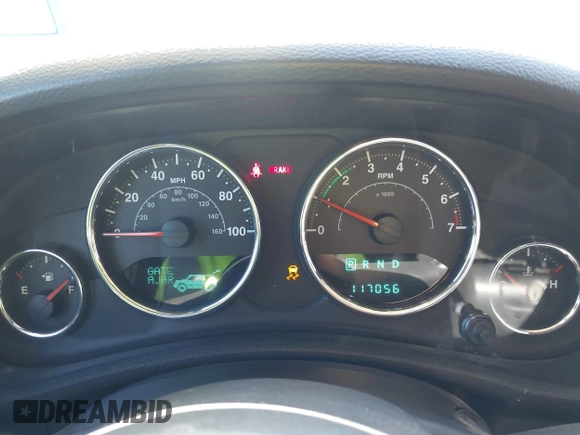 2014 Jeep Wrangler Sport with VIN 1C4AJWAGXEL177449, listed as a IAAI auction lot 41741519 with 117,056 mi miles and . Bid and sale history available at carsss.com. Image 7.