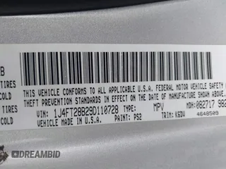 2009 Jeep Patriot Sport z VIN 1J4FT28B29D110728, wystawiony jako IAAI lot #42264825 z przebiegiem 194 459 mil mil oraz . Historia ofert i sprzedaży dostępna na DreamBid. Obrazek 9.