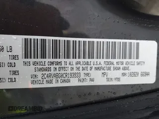 2012 Volkswagen Routan SE z VIN 2C4RVABG0CR193933, wystawiony jako IAAI lot #41962876 z przebiegiem 120 132 mil mil oraz . Historia ofert i sprzedaży dostępna na DreamBid. Obrazek 9.