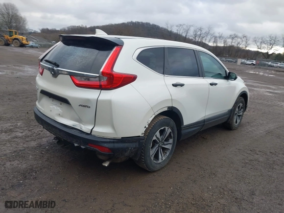 2018 Honda CR-V LX with VIN 2HKRW6H36JH215443, listed as a IAAI auction lot 41918067 with 125,642 mi miles. Bid and sale history available at carsss.com. Image 4.