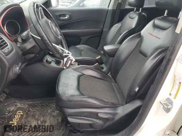 2019 Jeep Compass Trailhawk with VIN 3C4NJDDB0KT671292, listed as a Copart auction lot 46418675 with 175,494 mi miles and Salvage Title. Bid and sale history available at DreamBid. Image 7.
