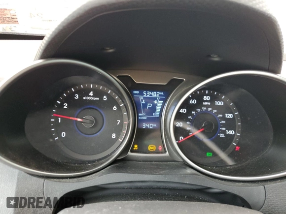 2016 Hyundai Veloster with VIN KMHTC6ADXGU252488, listed as a Copart auction lot 65415583 with 53,482 mi miles. Bid and sale history available at carsss.com. Image 9.