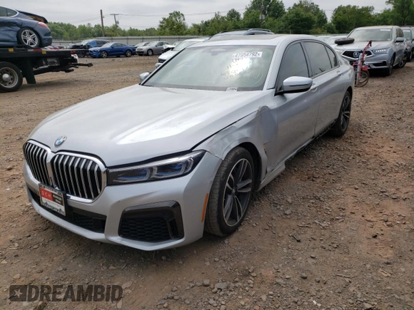 2020 BMW 7 Series 750i xDrive with VIN WBA7U2C00LBM62221, listed as a Copart auction lot 47604792 with 111 mi miles. Bid and sale history available at carsss.com. Image 9.