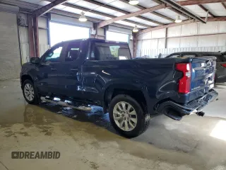 2020 Chevrolet Silverado 1500 Custom with VIN 1GCRWBEK2LZ292536, listed as a Copart auction lot 79462384 with 53,994 mi miles and Clean Title. Bid and sale history available at carsss.com. Image 2.