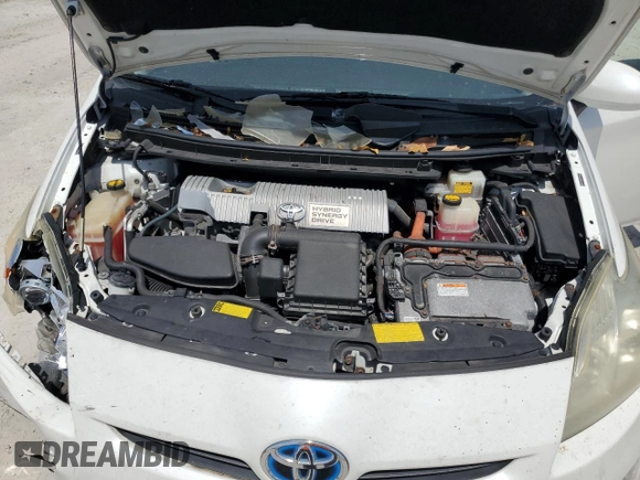 2011 Toyota Prius I z VIN JTDKN3DU9B0294705, wystawiony jako Copart lot #58981975 z przebiegiem 185 193 mil mil oraz Szkoda całkowita • Salvage title. Historia ofert i sprzedaży dostępna na DreamBid. Obrazek 11.