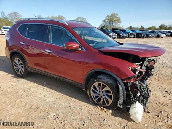 2015 Nissan Rogue SL with VIN 5N1AT2MV0FC877426, listed as a Copart auction lot 51425125 with 82,040 mi miles and Salvage Title. Bid and sale history available at carsss.com. Image 4.