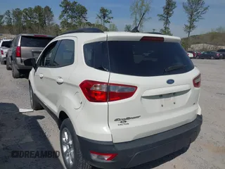 2021 Ford EcoSport SE with VIN MAJ3S2GE9MC437557, listed as a IAAI auction lot 41908602 with 36,058 mi miles and . Bid and sale history available at carsss.com. Image 3.