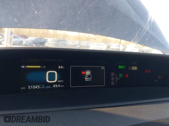 2017 Toyota Prius Two z VIN JTDKBRFU0H3040476, wystawiony jako IAAI lot #41863797 z przebiegiem 51 045 mil mil oraz . Historia ofert i sprzedaży dostępna na DreamBid. Obrazek 7.