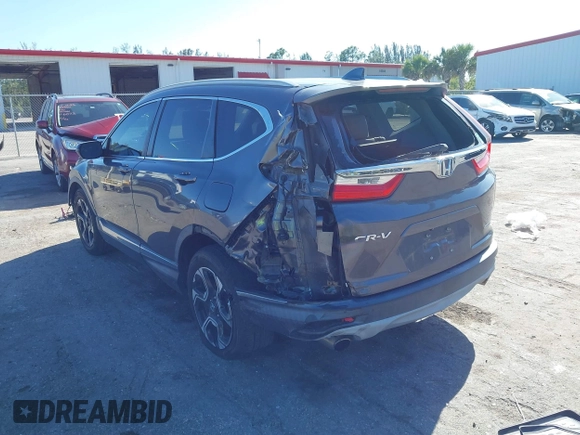 2017 Honda CR-V Touring with VIN 2HKRW1H91HH505686, listed as a IAAI auction lot 41805226 with 120,760 mi miles. Bid and sale history available at carsss.com. Image 6.