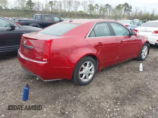 2008 Cadillac CTS RWD w/1SA with VIN 1G6DM577880126563, listed as a IAAI auction lot 42118198 with 81,921 mi miles. Bid and sale history available at carsss.com. Image 4.