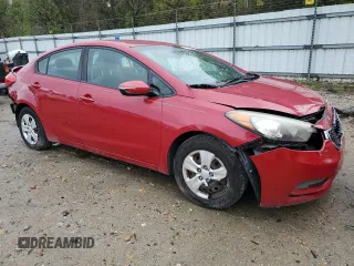 2016 Kia Forte LX with VIN KNAFX4A63G5593749, listed as a Copart auction lot 52703025 with 67,779 mi miles and Salvage Title. Bid and sale history available at carsss.com. Image 4.