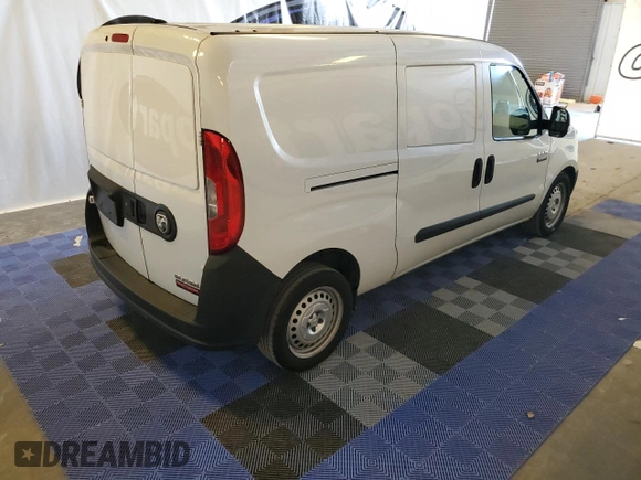 2020 Ram ProMaster City Cargo Tradesman with VIN ZFBHRFAB3L6R56654, listed as a Copart auction lot 69123244 with 255,278 mi miles and Clean Title. Bid and sale history available at DreamBid. Image 3.