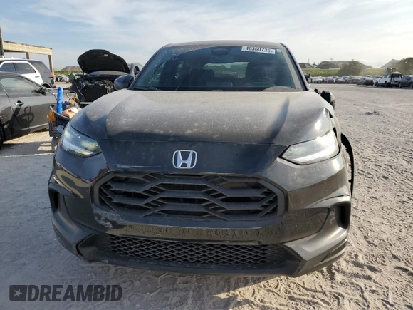 2023 Honda HR-V Sport with VIN 3CZRZ1H55PM708359, listed as a Copart auction lot 46360735 with 31,713 mi miles and Salvage Title. Bid and sale history available at carsss.com. Image 5.