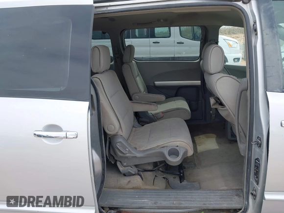 2009 Nissan Quest with VIN 5N1BV28U39N107777, listed as a IAAI auction lot 41774389 with 194,902 mi miles and . Bid and sale history available at DreamBid. Image 8.