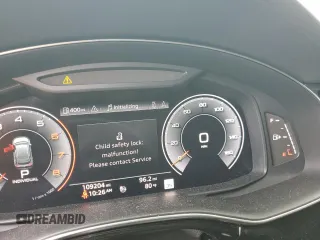 2019 Audi Q8 Prestige with VIN WA1FVAF11KD024380, listed as a Copart auction lot 54579315 with 109,204 mi miles and Salvage title. Bid and sale history available at DreamBid. Image 9.