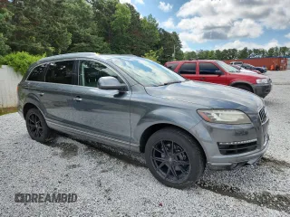 2014 Audi Q7 Premium Plus with VIN WA1LMAFE2ED016382, listed as a Copart auction lot 62724155 with 122,690 mi miles and Clean title. Bid and sale history available at DreamBid. Image 4.