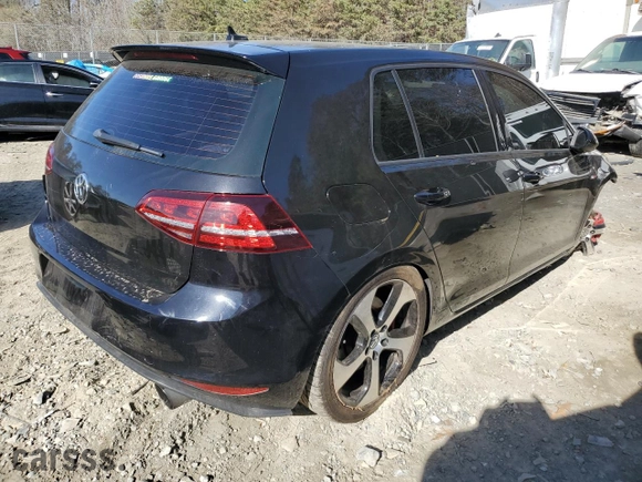 2015 Volkswagen Golf GTI Autobahn w/Performance Pkg with VIN 3VW547AU6FM099947, listed as a Copart auction lot 80534194 with 91,002 mi miles and Salvage Title. Bid and sale history available at carsss.com. Image 3.