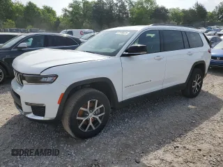 2025 Jeep Grand Cherokee Limited z VIN 1C4RJKBG3S8646504, wystawiony jako Copart lot #57446675 z przebiegiem 13 280 mil mil oraz Czysty tytuł • Clean title. Historia ofert i sprzedaży dostępna na DreamBid. Obrazek 1.