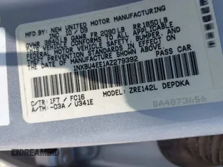 2010 Toyota Corolla with VIN 1NXBU4EE1AZ279392, listed as a IAAI auction lot 42346726 with 192,053 mi miles and . Bid and sale history available at DreamBid. Image 9.