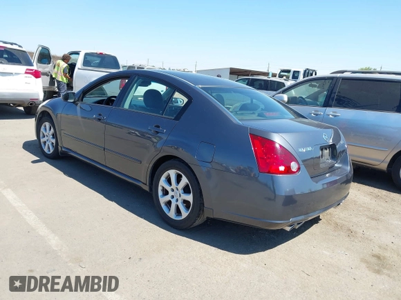 2007 Nissan Maxima SE with VIN 1N4BA41E37C832972, listed as a IAAI auction lot 42739254 with 128,163 mi miles and . Bid and sale history available at DreamBid. Image 3.