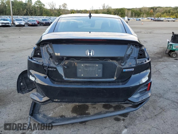 2019 Honda Clarity Plug-In Hybrid with VIN JHMZC5F12KC000237, listed as a Copart auction lot 74776494 with 0 mi miles and Salvage Title. Bid and sale history available at carsss.com. Image 6.
