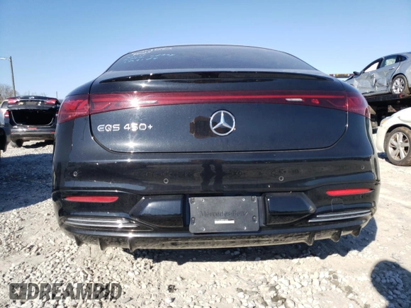 2022 Mercedes-Benz EQS with VIN W1KCG2DB5NA010482, listed as a Copart auction lot 40247144 with 0 mi miles and Non Repairable. Bid and sale history available at carsss.com. Image 6.