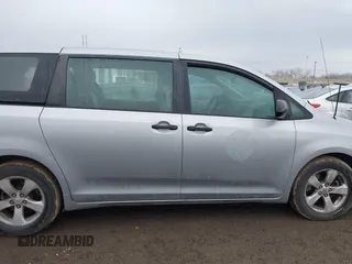 2012 Toyota Sienna with VIN 5TDZK3DC2CS221981, listed as a IAAI auction lot 41650273 with 146,652 mi miles. Bid and sale history available at carsss.com. Image 13.