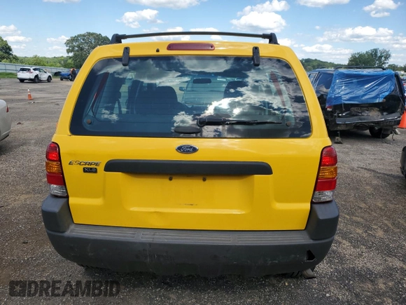 2003 Ford Escape XLS Popular with VIN 1FMYU92193KA49798, listed as a Copart auction lot 59922804 with 187,032 mi miles and Non Repairable. Bid and sale history available at carsss.com. Image 6.