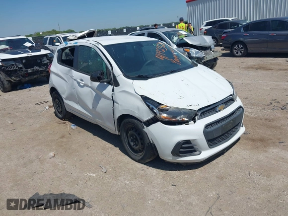 2017 Chevrolet Spark LS with VIN KL8CB6SA4HC705273, listed as a IAAI auction lot 41992324 with 78,856 mi miles. Bid and sale history available at carsss.com. Image 1.