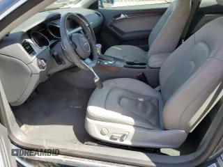 2016 Audi A5 Premium with VIN WAUD2AFR4GA001175, listed as a Copart auction lot 53177655 with 76,380 mi miles and Salvage title. Bid and sale history available at DreamBid. Image 7.