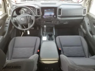 2024 Nissan Frontier SV with VIN 1N6ED1FJ0RN617797, listed as a Copart auction lot 54576125 with 9,183 mi miles and Salvage Title. Bid and sale history available at carsss.com. Image 8.