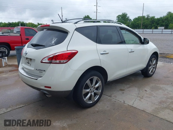 2014 Nissan Murano S z VIN JN8AZ1MW7EW508912, wystawiony jako IAAI lot #42454874 z przebiegiem 140 450 mil mil oraz . Historia ofert i sprzedaży dostępna na DreamBid. Obrazek 4.