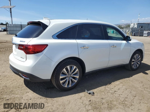 2015 Acura MDX Technology z VIN 5FRYD4H46FB022390, wystawiony jako Copart lot #57332395 z przebiegiem 173 430 mil mil oraz Szkoda całkowita • Salvage title. Historia ofert i sprzedaży dostępna na DreamBid. Obrazek 3.