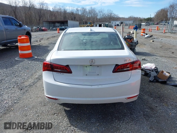 2016 Acura TLX V6 with VIN 19UUB2F30GA006203, listed as a IAAI auction lot 41489757 with 37,403 mi miles. Bid and sale history available at carsss.com. Image 16.