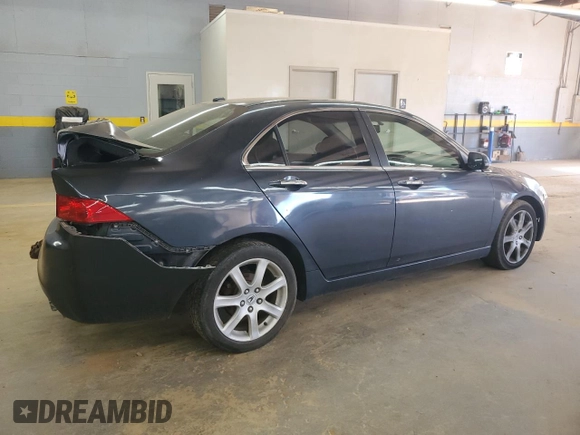 2005 Acura TSX with VIN JH4CL96925C015294, listed as a Copart auction lot 46706735 with 162,900 mi miles and Salvage Title. Bid and sale history available at carsss.com. Image 3.