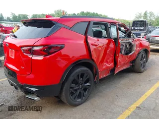 2020 Chevrolet Blazer RS z VIN 3GNKBKRS2LS610070, wystawiony jako IAAI lot #42455099 z przebiegiem 38 030 mil mil oraz . Historia ofert i sprzedaży dostępna na DreamBid. Obrazek 4.