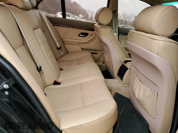 2001 BMW 5 Series 525iA with VIN WBADT43451GX26876, listed as a Copart auction lot 81633584 with 143,136 mi miles and Salvage Title. Bid and sale history available at carsss.com. Image 10.