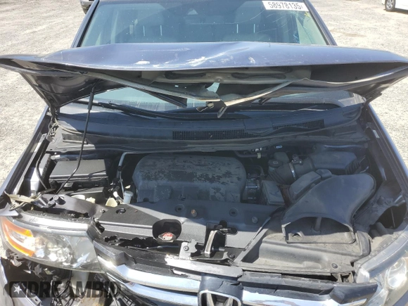 2016 Honda Odyssey Touring Elite с VIN 5FNRL5H98GB080948, выставлен на аукционе Copart как лот 58978135 с пробегом 94 370 миль миль и Списание • Salvage title. История ставок и продаж доступна на DreamBid. Изображение 12.