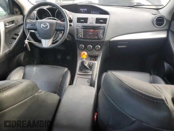 2013 Mazda 3 i Grand Touring with VIN JM1BL1WP1D1742398, listed as a Copart auction lot 42011345 with 84,863 mi miles and Salvage Title. Bid and sale history available at carsss.com. Image 8.
