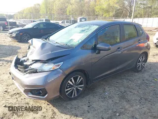 2019 Honda Fit EX with VIN 3HGGK5H8XKM745730, listed as a IAAI auction lot 41911606 with 39,640 mi miles and . Bid and sale history available at DreamBid. Image 2.