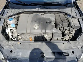 2012 Volkswagen Passat SE with VIN 1VWBP7A37CC012443, listed as a Copart auction lot 47641885 with 191,843 mi miles and Salvage Title. Bid and sale history available at carsss.com. Image 11.