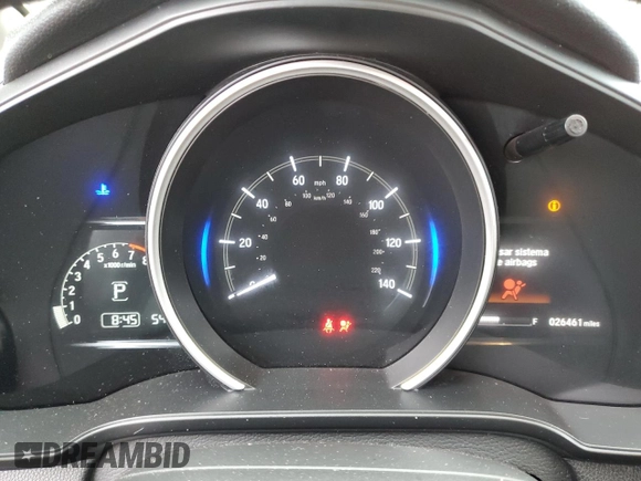 2018 Honda Fit EX-L with VIN 3HGGK5H95JM728938, listed as a Copart auction lot 84739504 with 26,461 mi miles and Salvage title. Bid and sale history available at DreamBid. Image 9.
