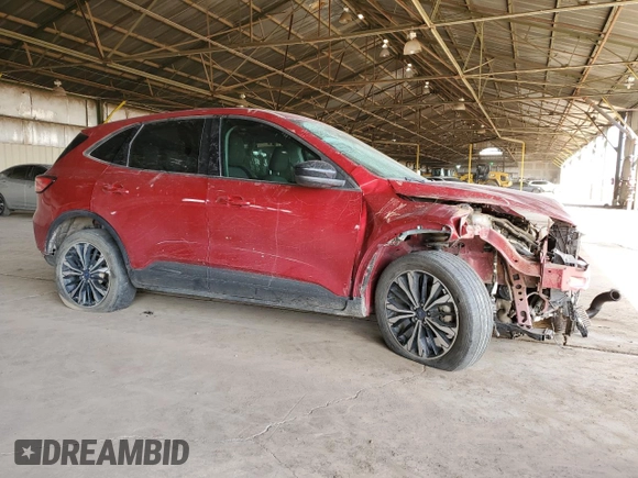 2022 Ford Escape SE with VIN 1FMCU9G68NUA23389, listed as a Copart auction lot 46879105 with 84,449 mi miles and Salvage Title. Bid and sale history available at DreamBid. Image 4.