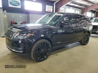 2018 Land Rover Range Rover with VIN SALGS5RE4JA503491, listed as a Copart auction lot 64450385 with 105,901 mi miles and Clean title. Bid and sale history available at DreamBid. Image 1.