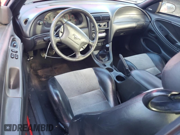 2002 Ford Mustang GT Deluxe with VIN 1FAFP42X22F103532, listed as a Copart auction lot 46759175 with 192,220 mi miles and Salvage Title. Bid and sale history available at carsss.com. Image 8.