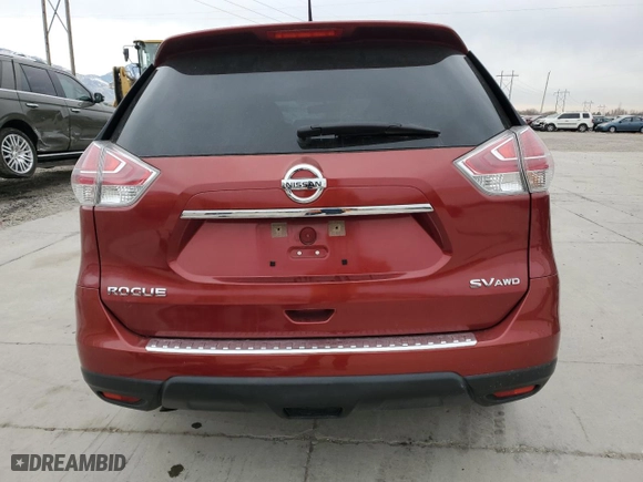 2015 Nissan Rogue SV with VIN KNMAT2MV7FP546372, listed as a Copart auction lot 87837625 with 85,848 mi miles and Salvage Title. Bid and sale history available at carsss.com. Image 6.