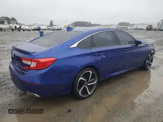 2019 Honda Accord Sport with VIN 1HGCV1F39KA006495, listed as a Copart auction lot 44598025 with 172,853 mi miles and Salvage Title. Bid and sale history available at DreamBid. Image 3.