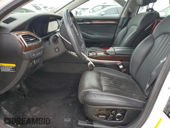 2019 Genesis G90 Premium with VIN KMHG34JA3KU052606, listed as a Copart auction lot 74087844 with 12,831 mi miles and Non Repairable. Bid and sale history available at DreamBid. Image 7.
