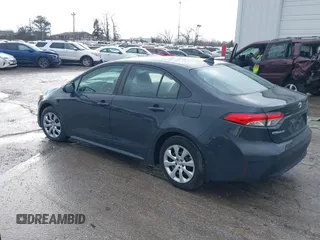 2025 Toyota Corolla LE with VIN 5YFB4MDE4SP233768, listed as a IAAI auction lot 41724474 with 6,079 mi miles. Bid and sale history available at carsss.com. Image 3.